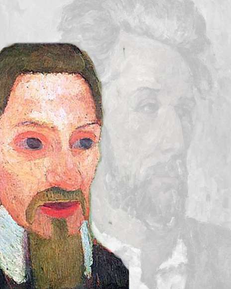 Rilke Cezanne. fotomontaggio Iurilli Duhamel